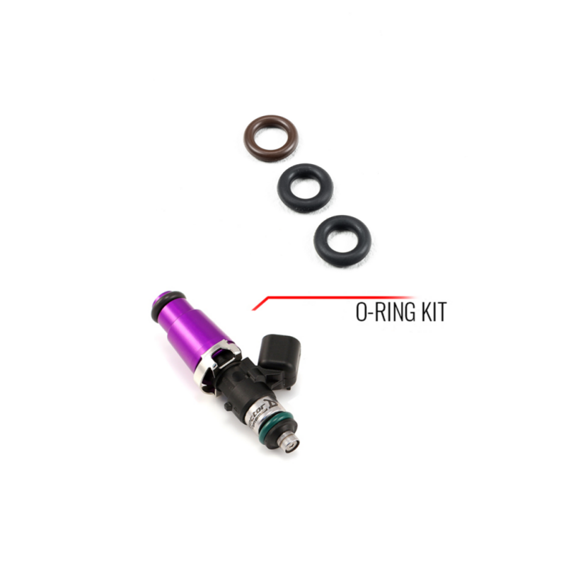 Injector Dynamics O-Ring/Seal Service Kit for Injector w/ 14mm Top Adapter and 14mm Bottom