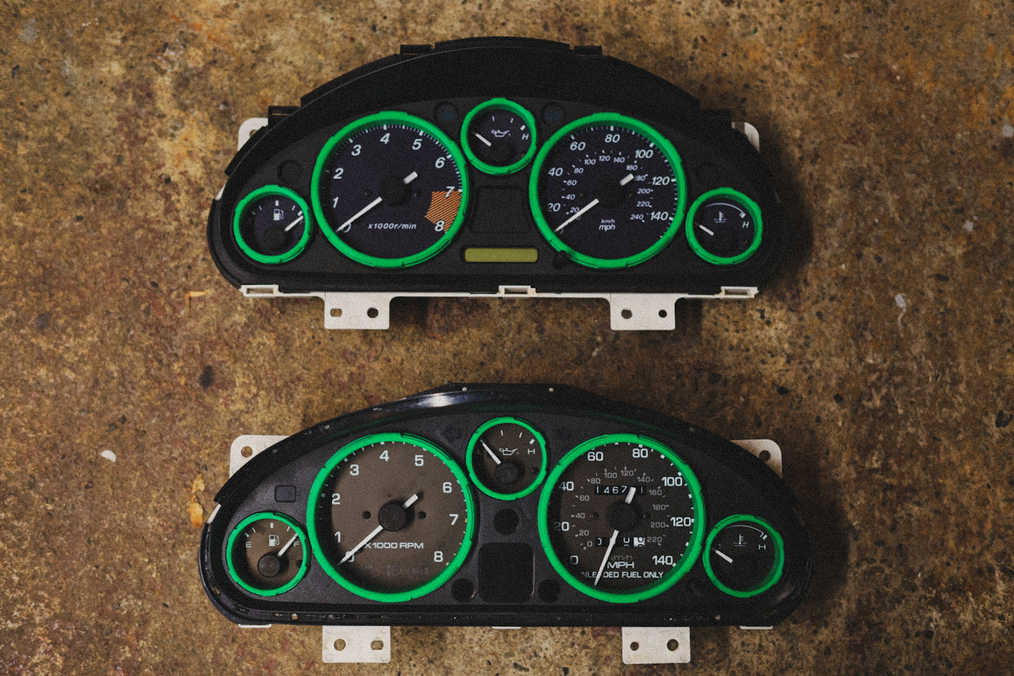 Burst Craft “Time Keeper” Gauge Cluster Rings - NA/NB Miata