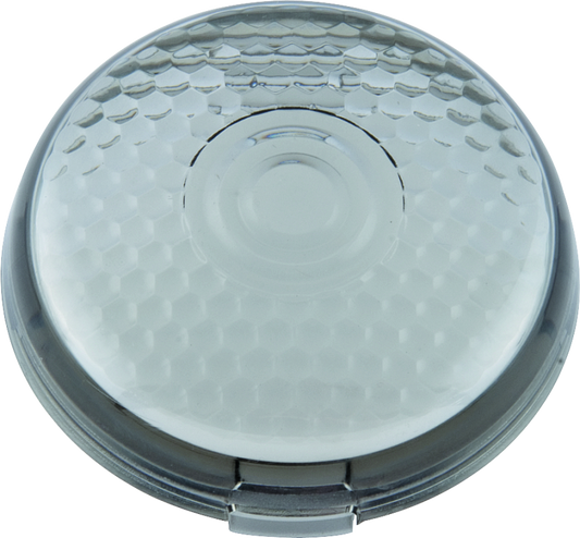 Bikers Choice Replacement Honeycomb Smoke Lens For LED Bullet Turn Signal