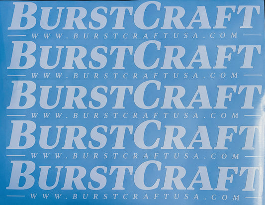 Burst Craft New Logo Small Banner Vinyl (16")
