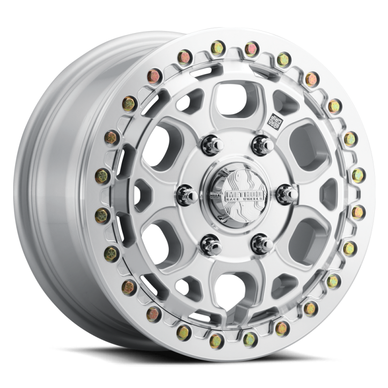 Method MR416 Beadlock 15x7 / 5x4.5 / 55mm Offset / 68.00mm Bore - Machined Clear Coat Wheel