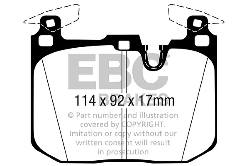 EBC BMW M2 / M3 / M4 Yellowstuff Front Brake Pads