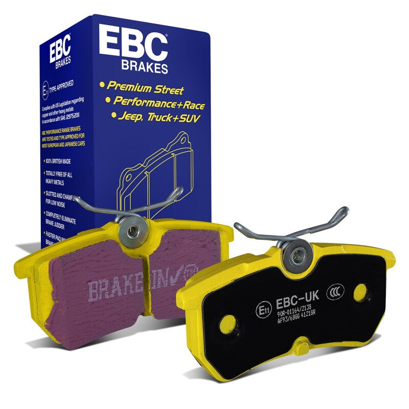EBC 13+ Ford Fiesta 1.6 Turbo ST Yellowstuff Rear Brake Pads