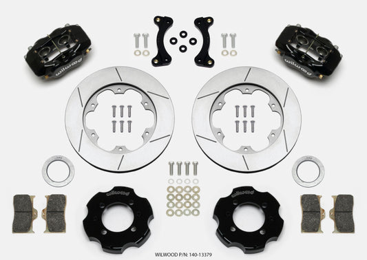 Wilwood Forged Dynalite Front Hat Kit 11.00in GT Rotor 95-05 Miata