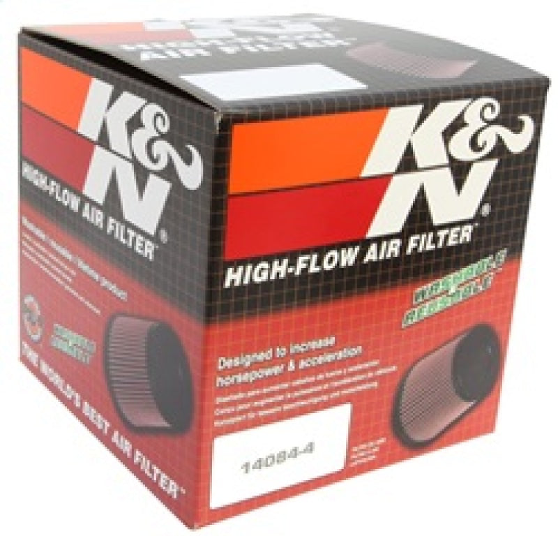 K&N Filter Universal Rubber Filter Round Tapered 4.5in Flange 5.875in Base 4.5 inch Top 6in Height