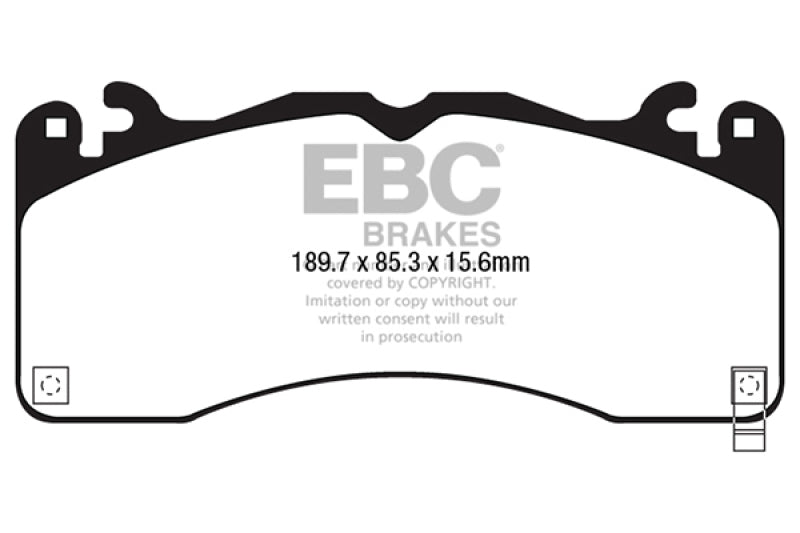 EBC 2015+ Ford Mustang (6Th Gen) 2.3L Turbo (GT Package) Bluestuff Front Brake Pads