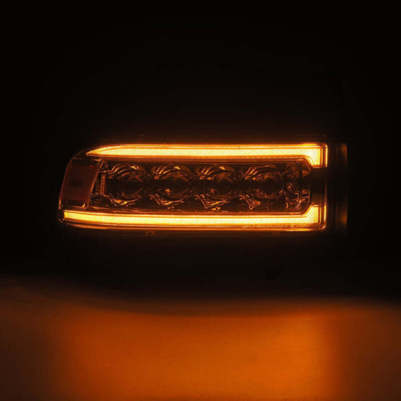 AlphaRex 94-01 Dodge Ram 1500 NOVA LED Headlights Chrome w/ Activ. Light Seq. Signal and SB DRL