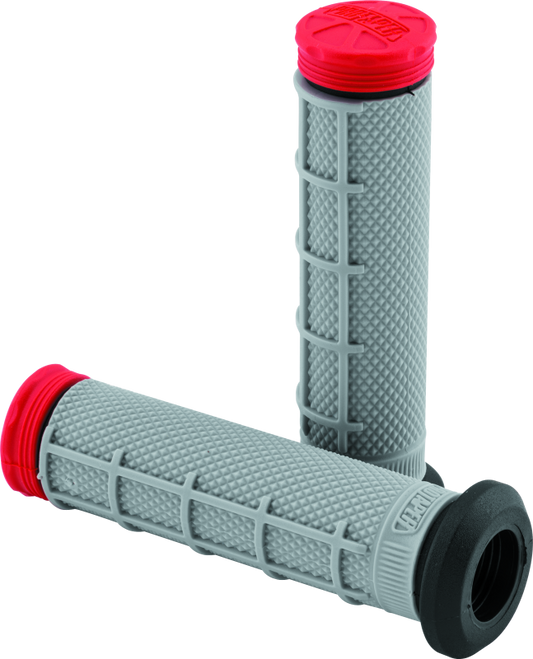 ProTaper Tri Density ATV 1/2 Waffle Grips - Red