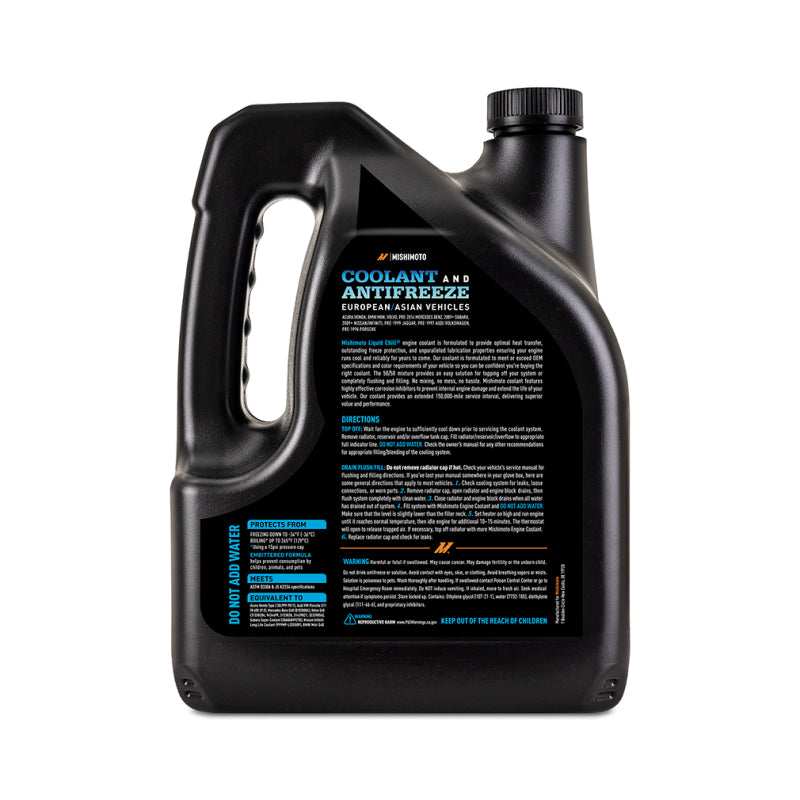 Mishimoto Liquid Chill EG Coolant, European/Asian Vehicles, Blue