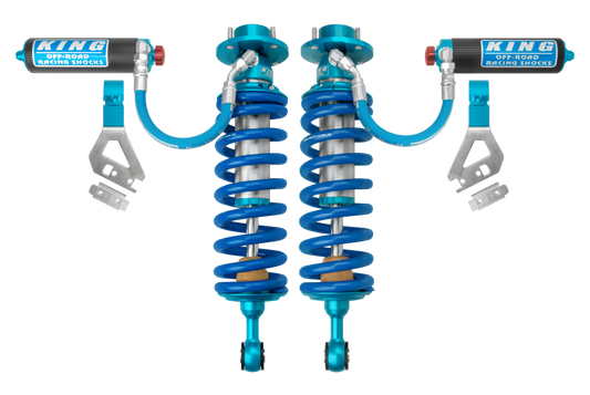 King Shocks 2022+ Toyota Tundra  Front 2.5 Dia w/ Remote Reservoir Coilover & Adjuster (Pair)