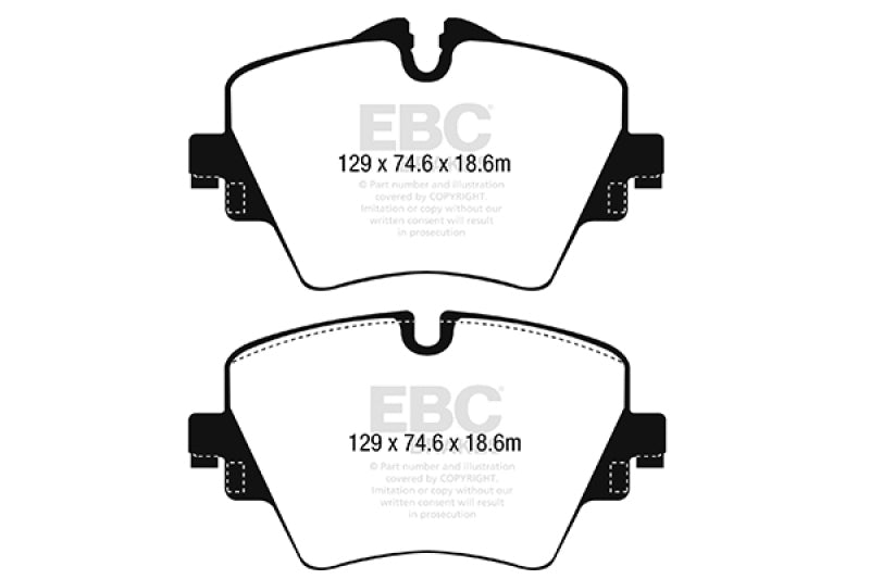 EBC 16-17 BMW X1 XDrive28i Yellowstuff Front Brake Pads