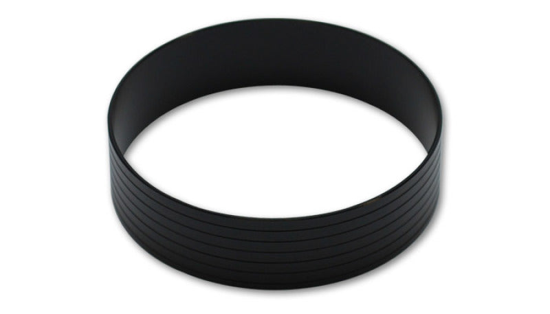 Vibrant HD Aluminum Union Sleeve for 2in OD Tubing - Hard Anodized Black