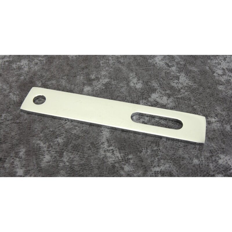 Bikers Choice Flat Chrome Exhaust Support Bracket 7/8 X 4 3/4 Inch Universal Custom
