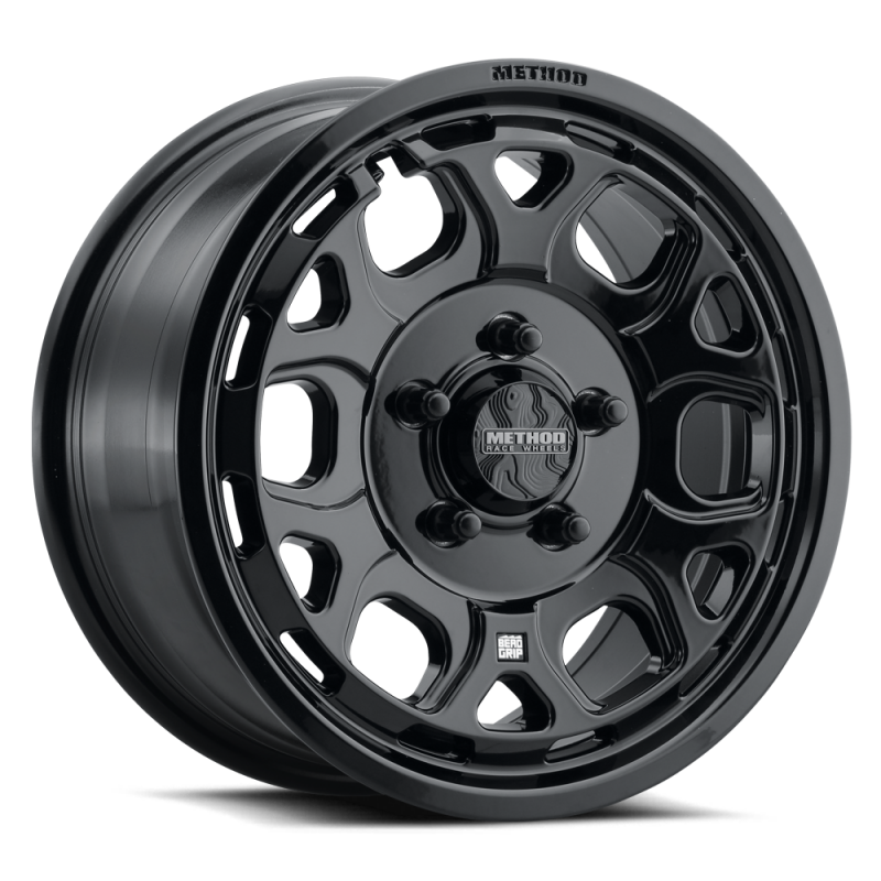Method MR416 Bead Grip 15x7 / 5x4.5 / 55mm Offset / 68.00mm CB / Gloss Black Wheel