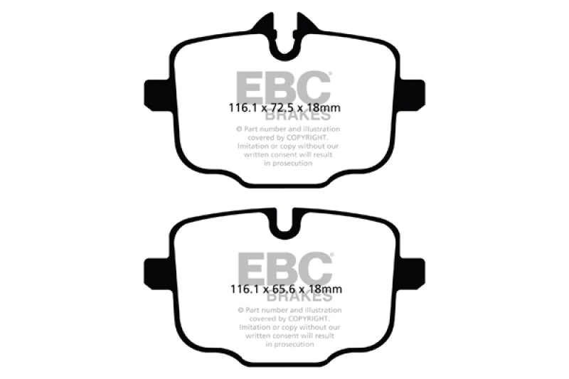 EBC 2021+ BMW M3/M4 3.0TT (G80/G82/G83) Bluestuff Rear Brake Pads