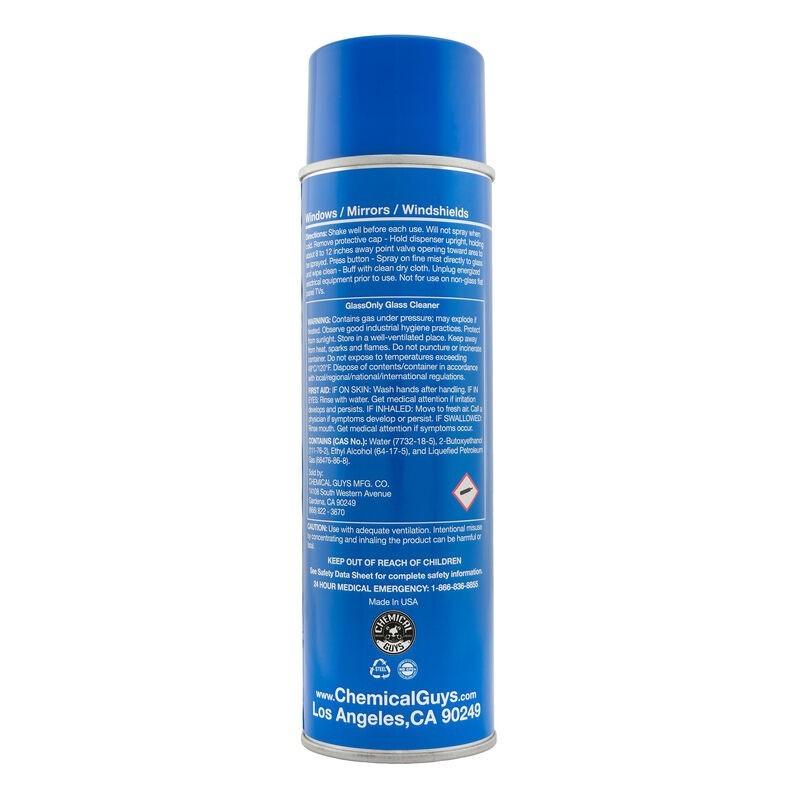 Chemical Guys Glass Only Foaming Aerosol Glass Cleaner - 1 Can