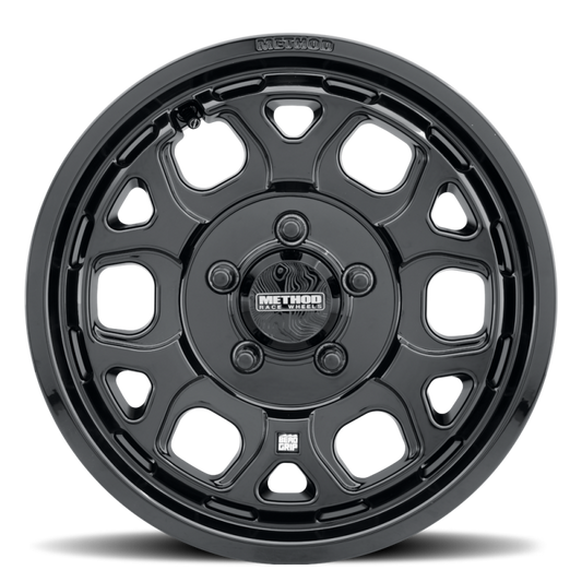 Method MR416 Bead Grip 15x7 / 6x5.5 / 74mm Offset / 78.30mm CB - Gloss Black Wheel