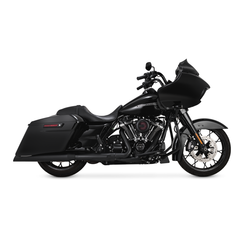 Vance & Hines 17-26 HD Touring Backslash 450 Slip-on Exhaust - Wrinkle Black