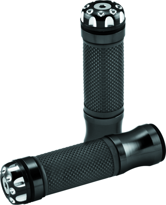 BikeMaster Grips 135mm Revolver Barend Grips - Black