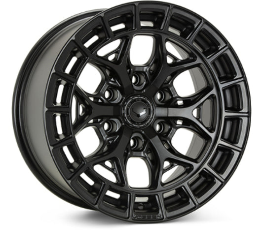 Vossen HFX-1 18x9 - 8x180 - ET0 - Deep Face - 124.3 - Satin Black Wheel