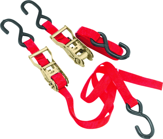 BikeMaster Tiedown 1in Rachet - Red