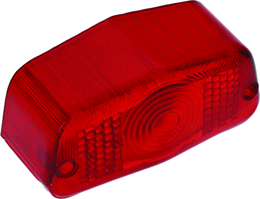 Bikers Choice Small Custom Tail Lamp Lamp Replacement Lens Lucas Style Red