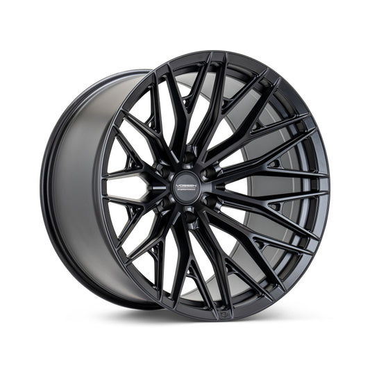 Vossen HFX-6 22x10 - 8x170 - ET-18 - Super Deep Face - 125.1 - Satin Black Wheel