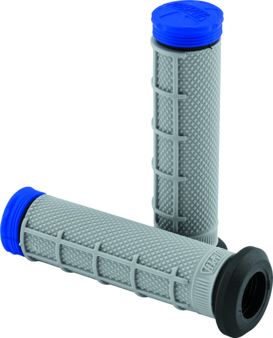 ProTaper Tri Density ATV 1/2 Waffle Grips - Blue