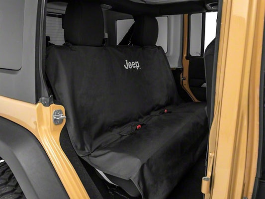 Officially Licensed Jeep Waterproof Pet Guard Seat Cover w/ Jeep Logo