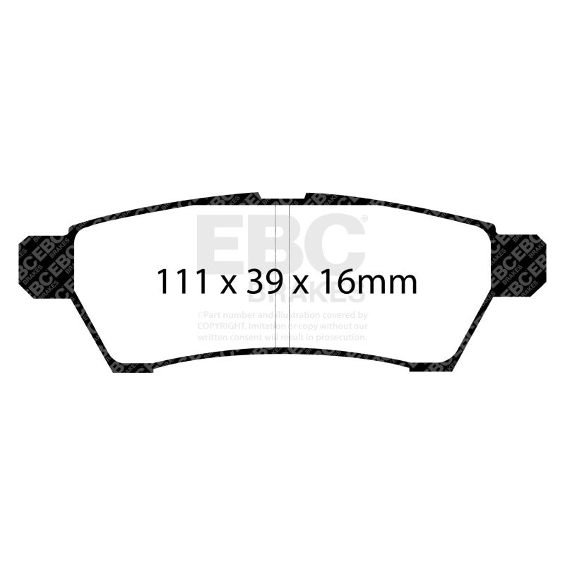 EBC 05+ Nissan Frontier 2.5 2WD Greenstuff Rear Brake Pads
