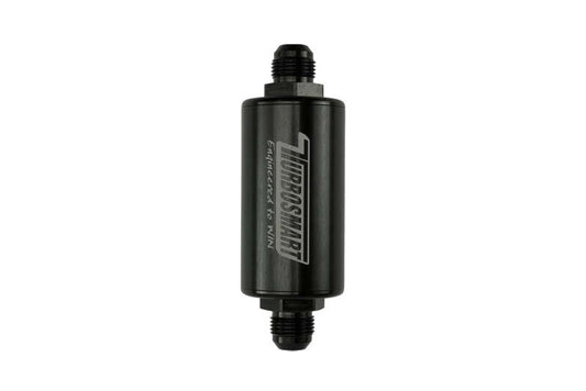 Turbosmart 10um 10AN Inline Fuel Filter - Black