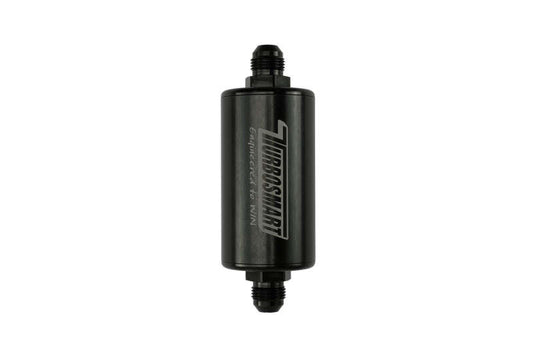 Turbosmart 10um 8AN Inline Fuel Filter - Black