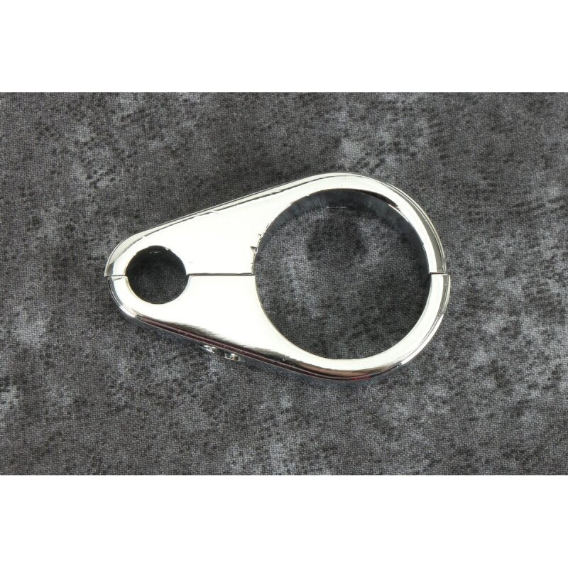 Bikers Choice 1 1/4 Inch Chrome Plain Clutch Cable Clamp