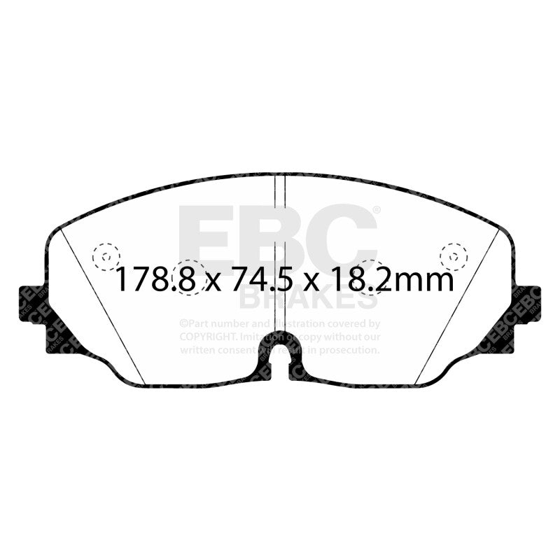 EBC 17+ Volkswagen Atlas 2.0L Turbo Ultimax Front Brake Pads