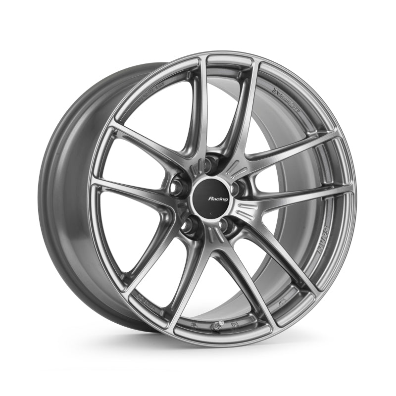Enkei NVR5 17x9in / 5x100 BP / ET43 / 75mm Bore - Dark Hyper Silver Wheel