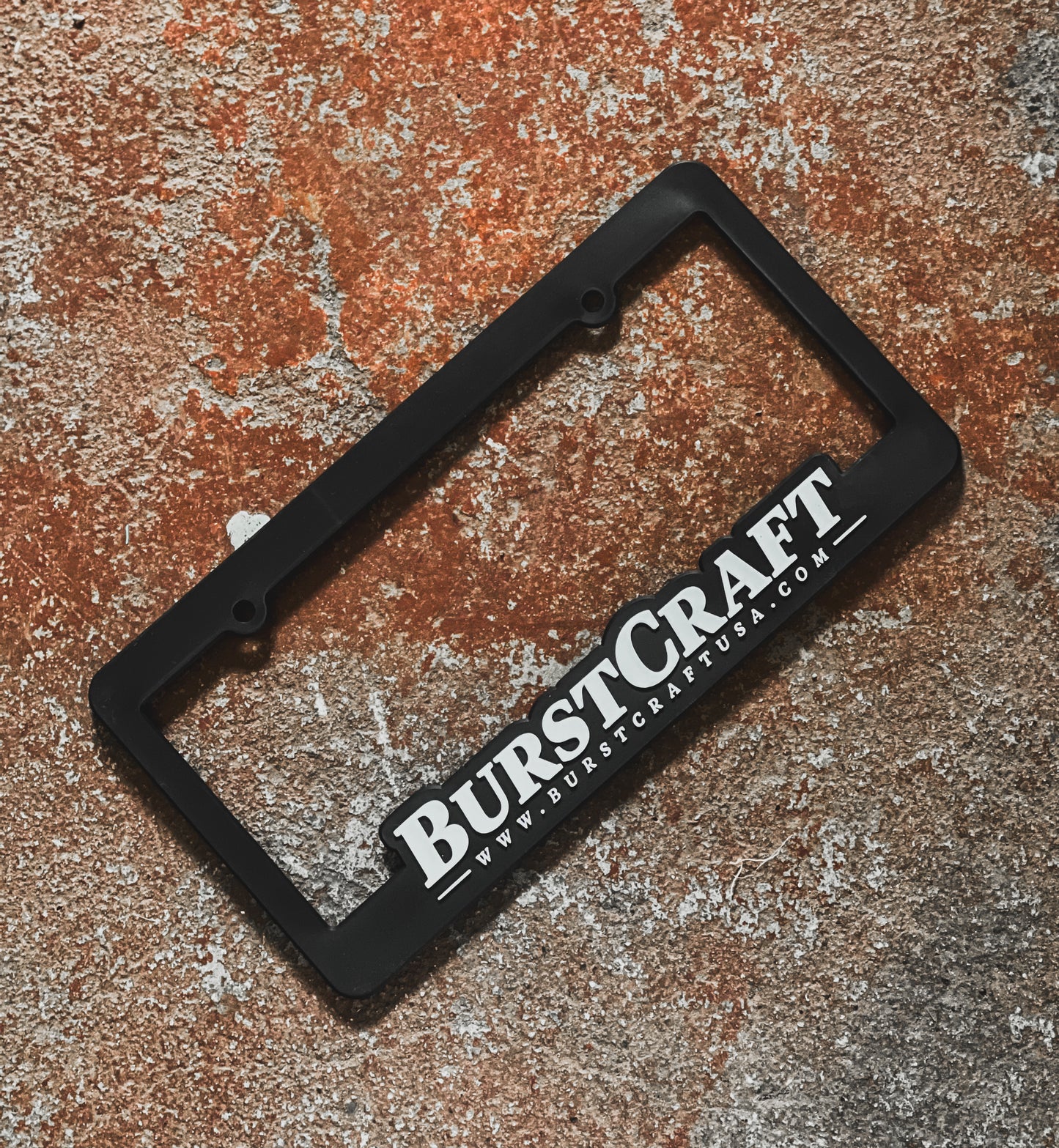 Burst Craft License Plate Frame