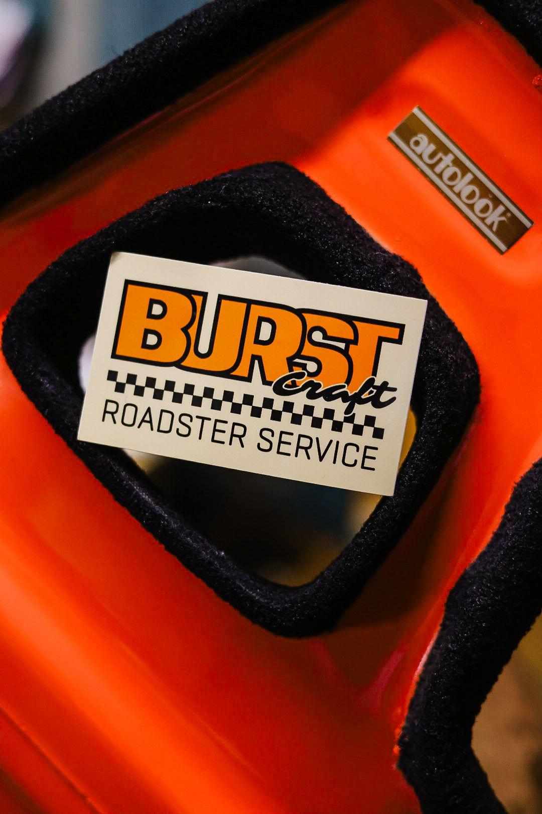 Burst Craft Roadster Service Retro Sticker