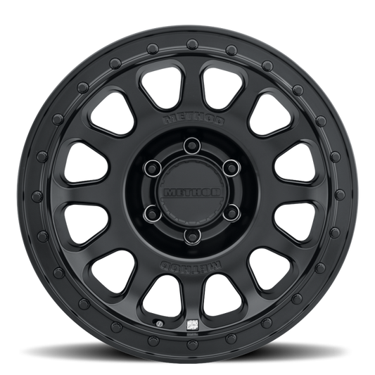 Method MR709 HD Bead Grip 18x 9in / ET12 / 8x180 BP / 124.1mm Bore - Black Wheel