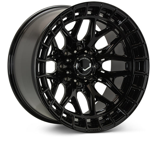 Vossen HFX-1 20x9 - 8x180 - ET18 - Deep Face - 124.3 - Gloss Black Wheel
