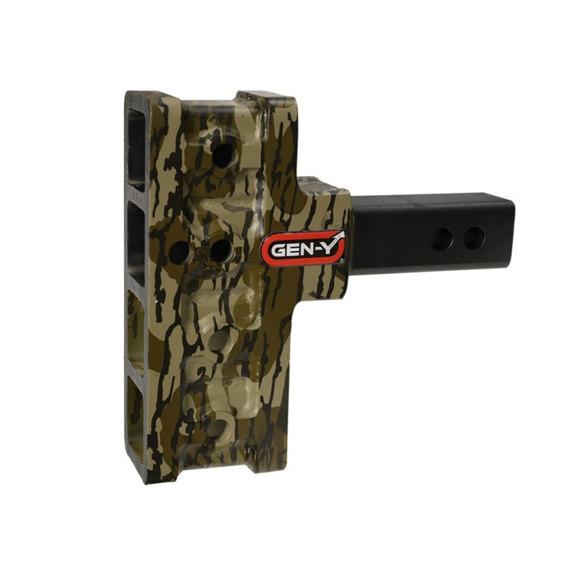 Gen-Y Mega Duty 2in Shank 5in Offset Drop 1.5K TW 10K (Hitch Only) - Mossy Oak