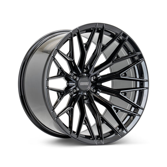 Vossen HFX-6 20x10 - 6x135 - ET-18 - Super Deep - 87.1 - Gloss Black Wheel