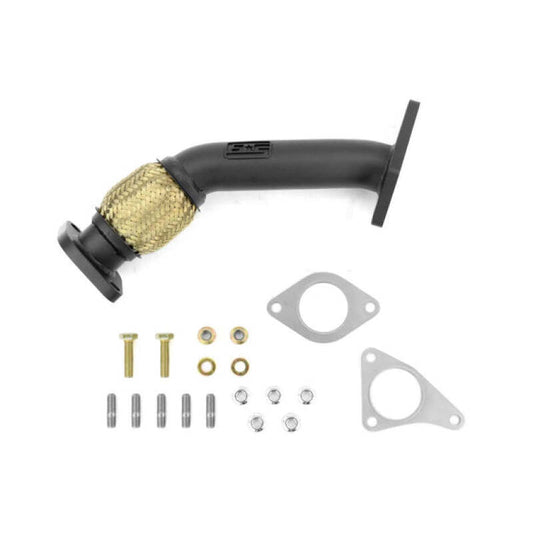 GrimmSpeed 04-21 Subaru STI EJ25 2 Bolt Up-Pipe - Black Ceramic Coated