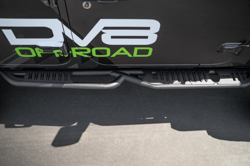 DV8 Offroad 18-23 Jeep Wrangler JL 4 Door Body/Pinch Weld Mounted Step