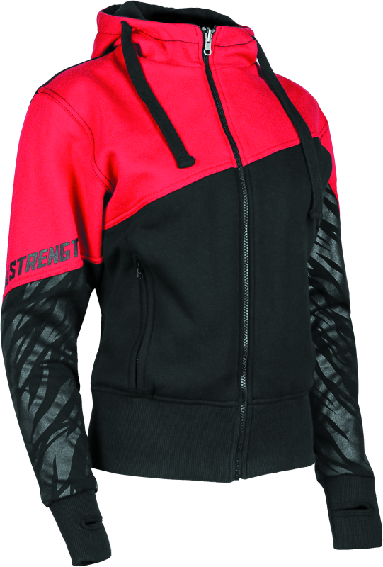 Speed and Strength Cat Outa Hell Hoody Red/Black Womens - Medium