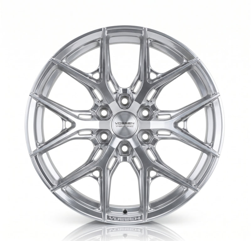 Vossen HF6-4 22x10 - 8x170 - ET-18 - Super Deep Face - 125.1 - Silver Polished Wheel
