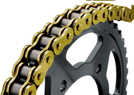 BikeMaster 530x150 BMOR O-Ring Chain - Gold/Gold