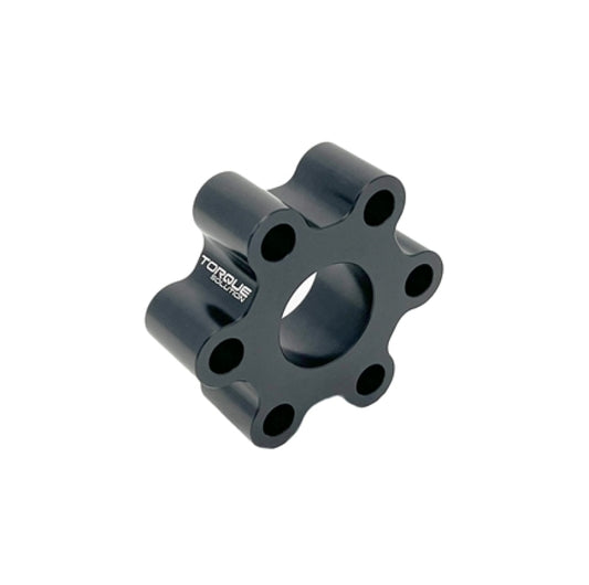 Torque Solution 97-00 Chevrolet Corvette C5 (78mm) w/ 10mm Bolts Billet Driveshaft Flex Disc - Black