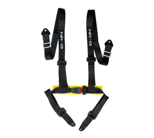 NRG 4 Point Seat Belt Harness / Buckle Lock- Black