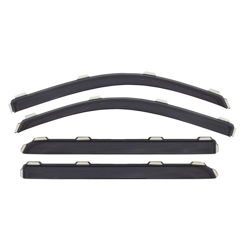 AVS 14-21 Mazda 6 Ventvisor In-Channel Front & Rear Window Deflectors 4pc - Smoke