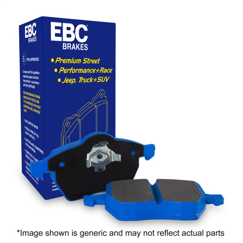 EBC 16-21 Fiat 124 Spider 1.4T Bluestuff Rear Brake Pads